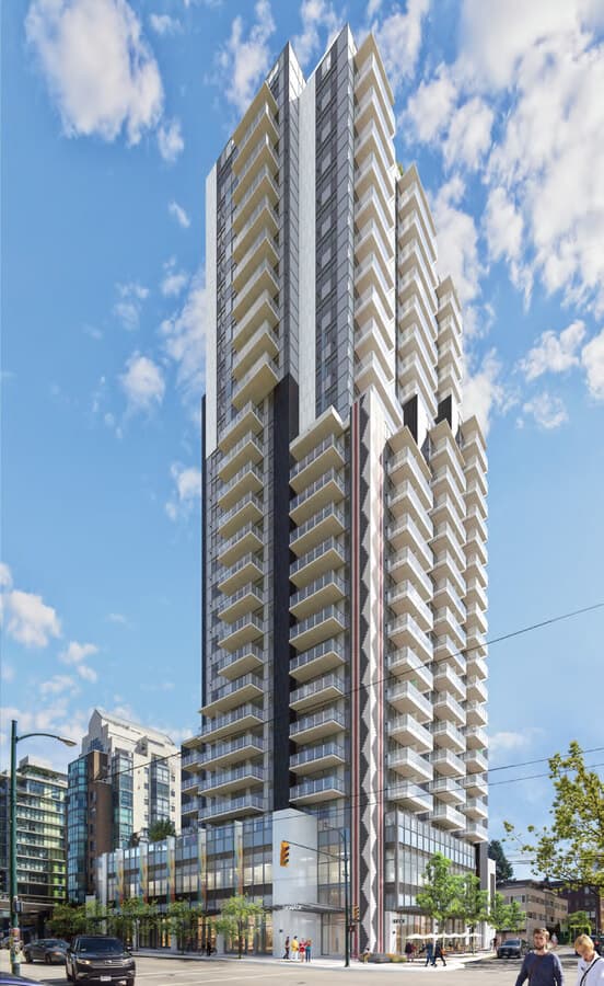 Residential tower exterior painting